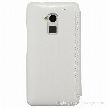 Flip Leather Case for HTC One Max T6